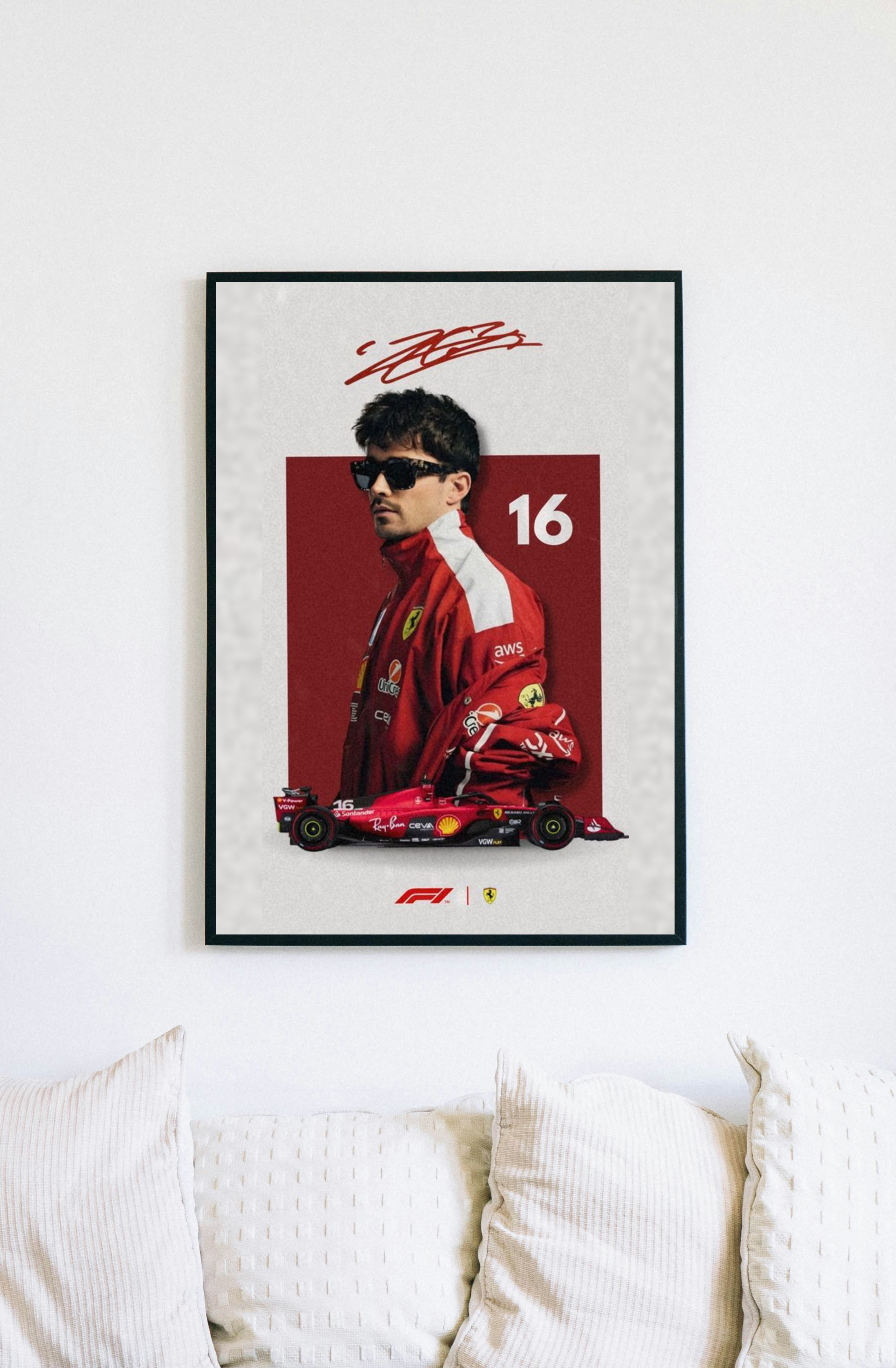 Charles Leclerc – Premium A3 Wall Poster