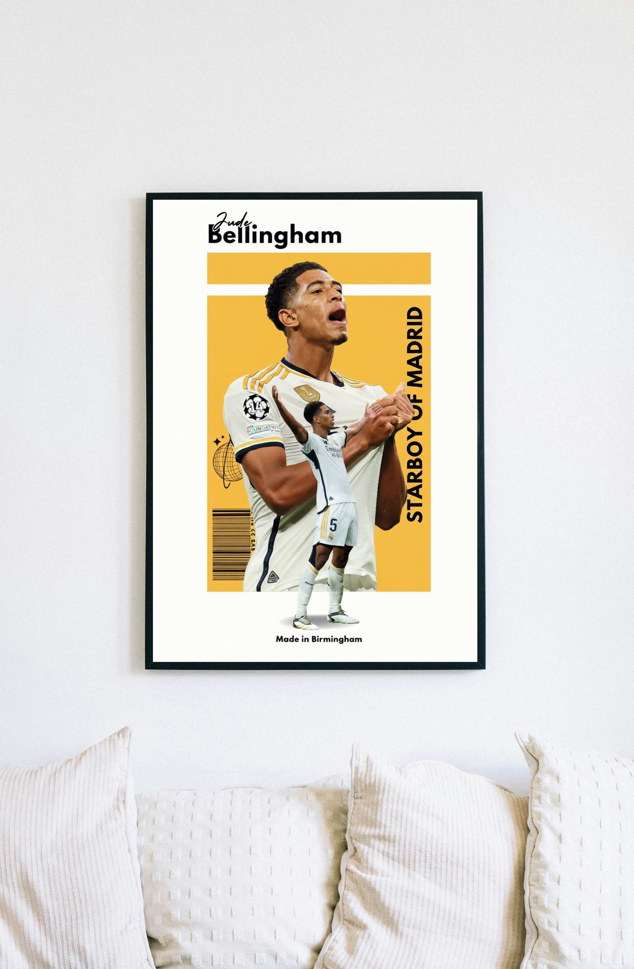 Jude Bellingham Poster - Starboy of Madrid Real Madrid A3 Wallposter