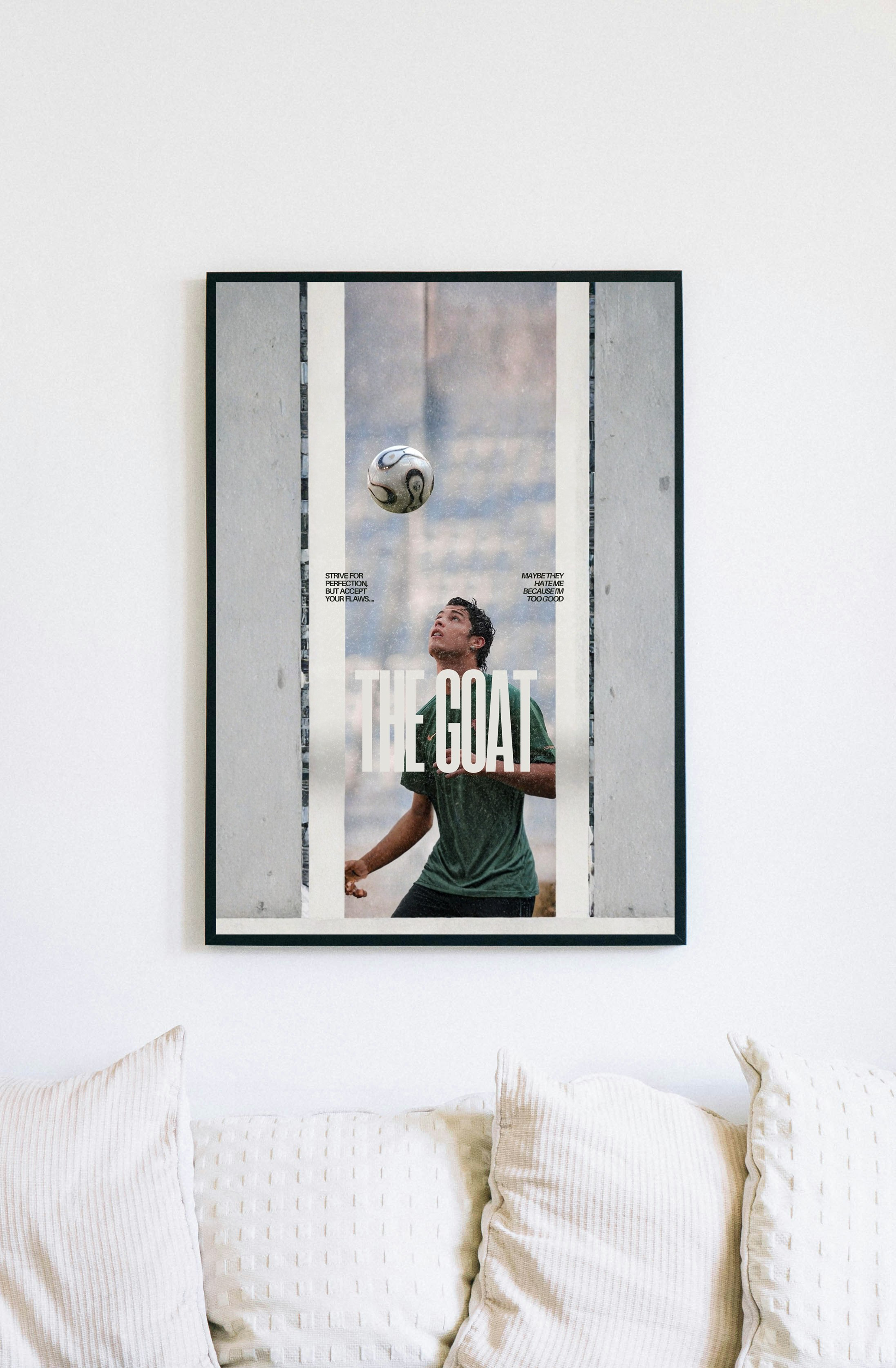 Cristiano Ronaldo Poster - The G.O.A.T Portugal National Team A3 Print