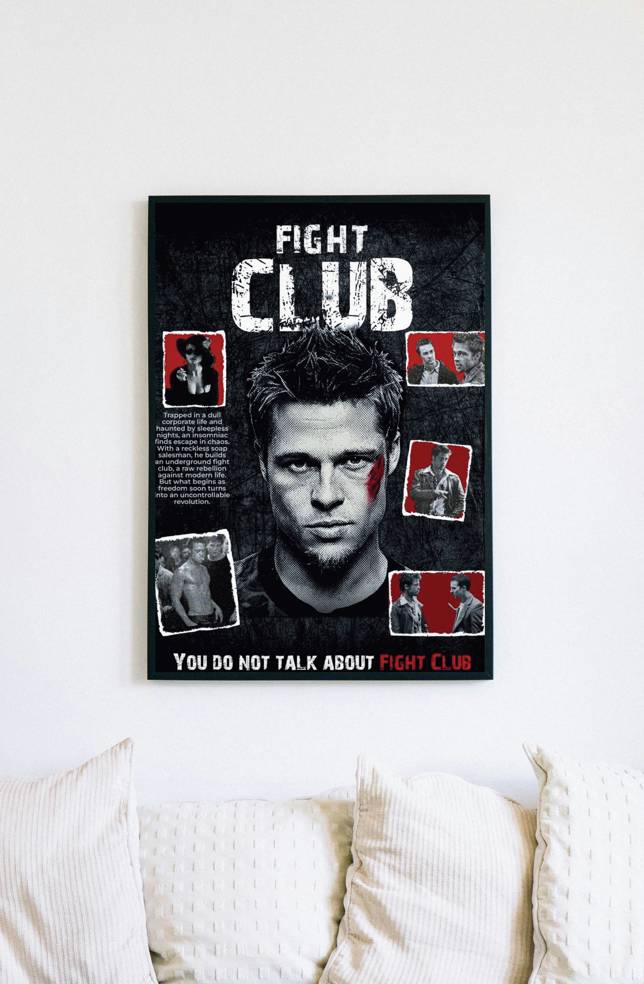 Fight Club Poster - You Do Not Talk About Fight Club A3 Print